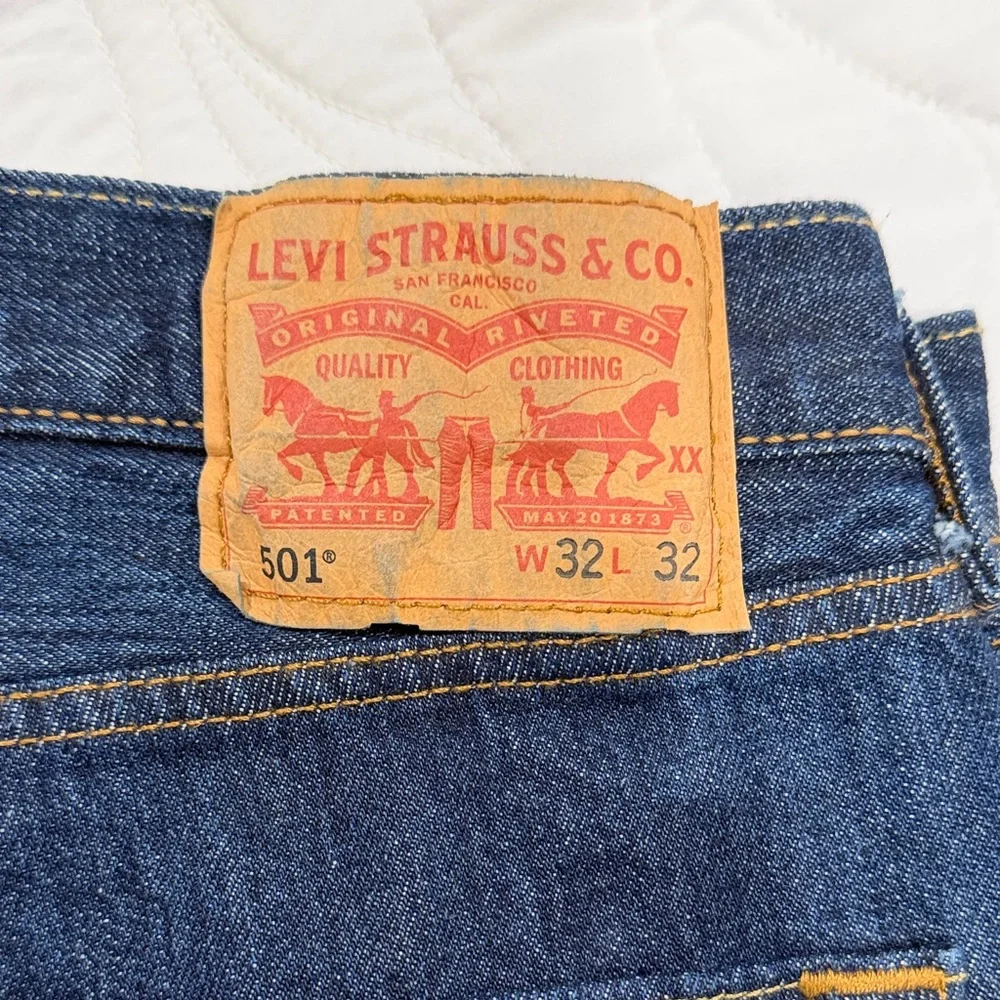 Levi's Men's Straight Jeans - Dark Indigo Blue